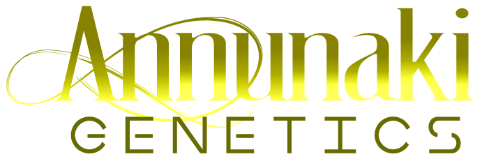 Annunaki Genetics Golden logo